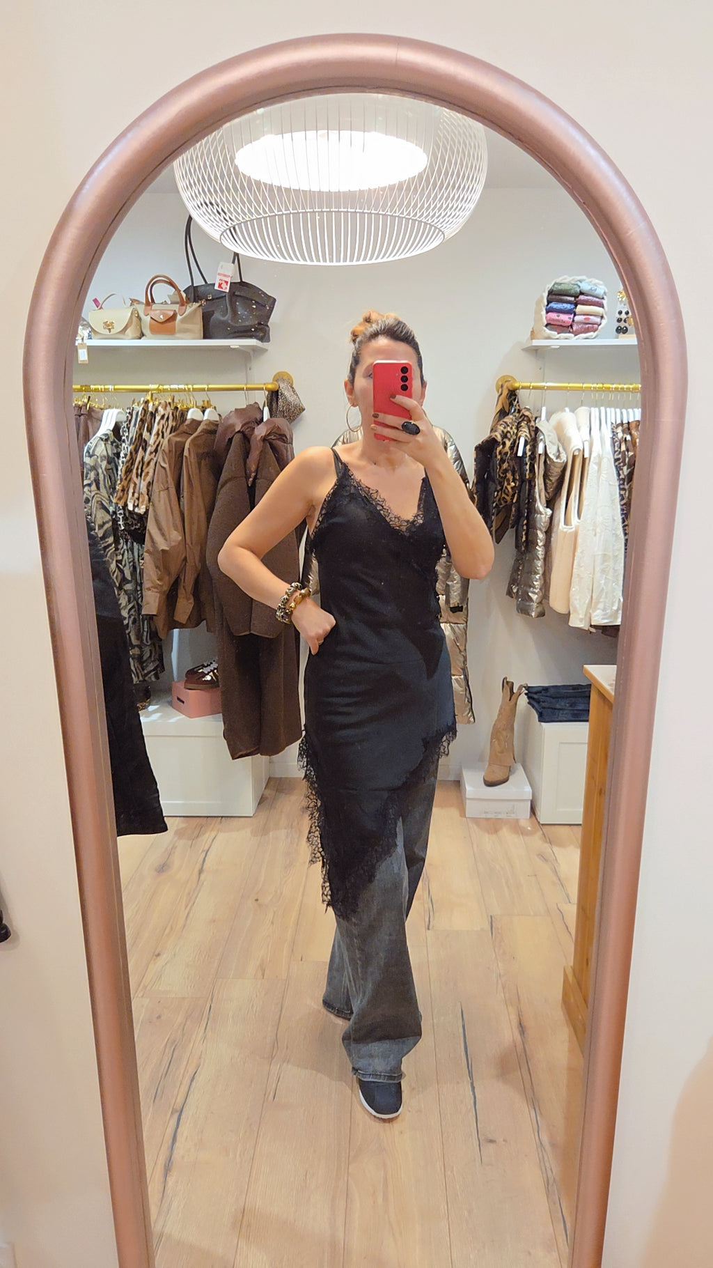 Top long asymetrique